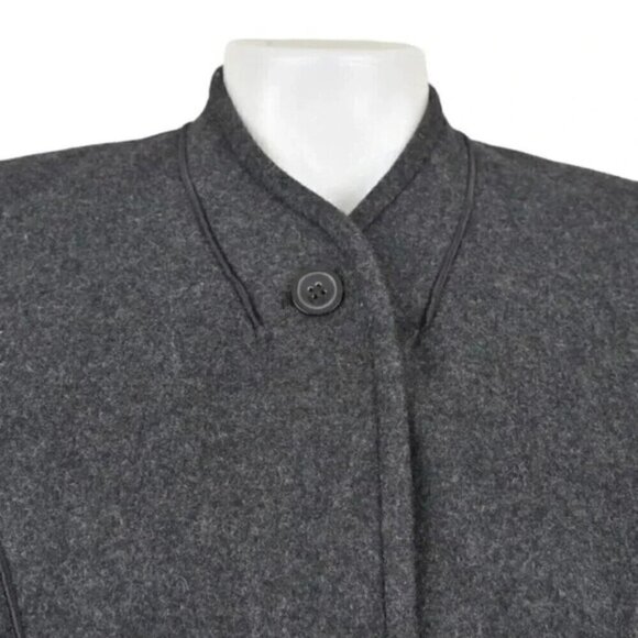 Harve Benard Wool Blend Jacket Blazer Gray Size 4 - Picture 4 of 9